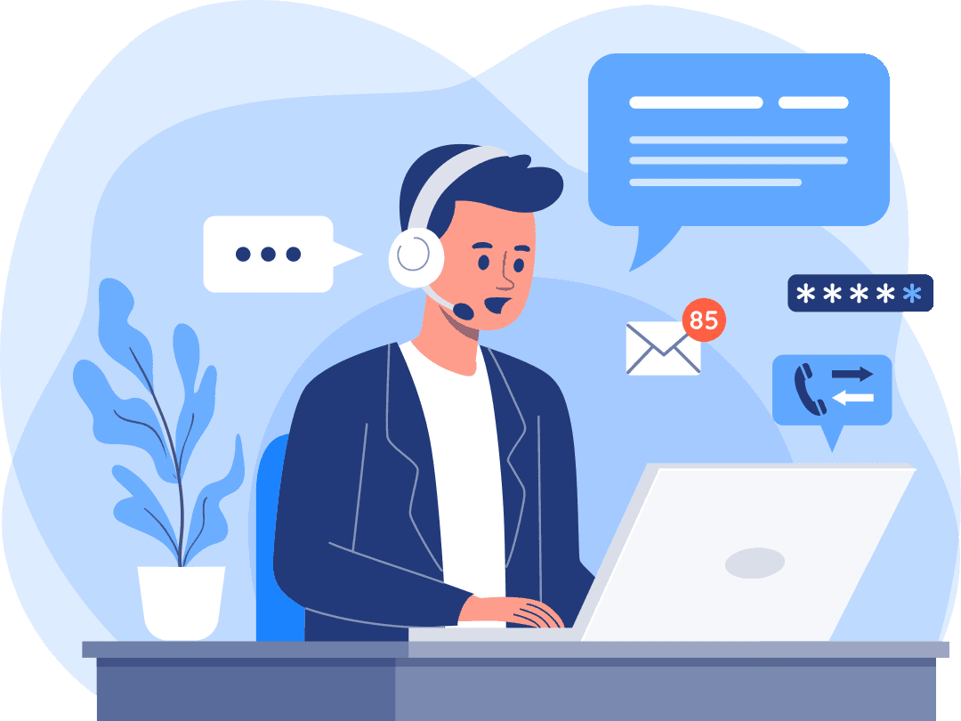 Contact illustration